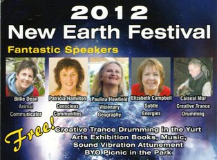 Speaking at the New Earth Festival