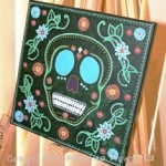 Halloween Skull Paintings, limited edition artwork