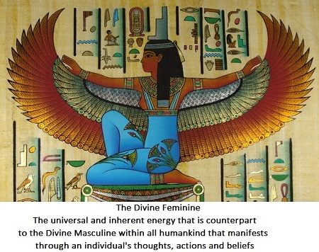 Image of Isis as the Divine Feminine