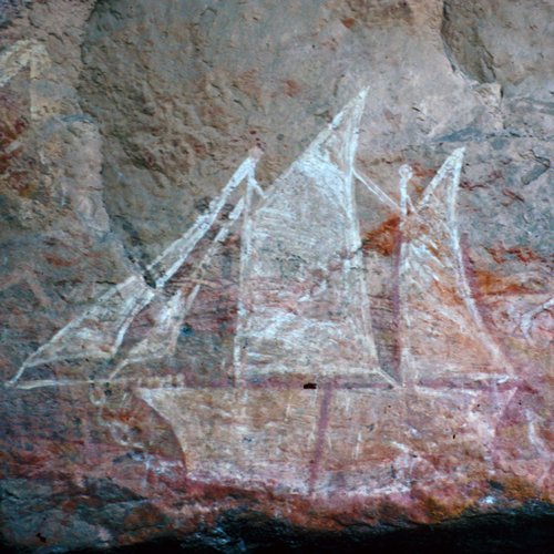 Petroglyphs at Kakadu image 2